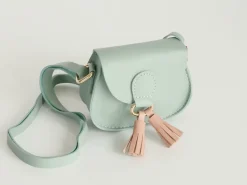 Kisme Taschen Und Körbe>Tasche Bommel türkis rosa