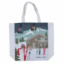 Det Gamle Apotek Dekoration>Tasche Winter Spaß 41x36x13cm