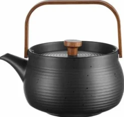 Asa Selection Farbe>Teekanne Mit Holzgriff, schwarz 600ml