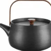 Asa Selection Farbe>Teekanne Mit Holzgriff, schwarz 1,5 L
