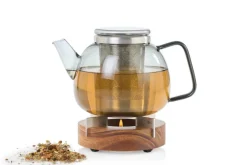 Adhoc Teezubereitung>Teekanne Yuna & Stövchen