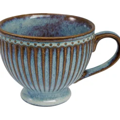 Greengate Henkelbecher>Teetasse ohne Untere groß Oyster blue Alice