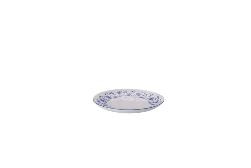 Rosenthal Farbe>Tee-Untertasse, 15 cm, Form 1382 / Blaublüten (Arz
