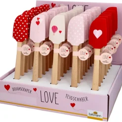 Birkmann Backzubehör>Teigschaber Love 2025 sortiert