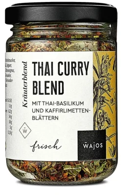 Wajos Gewürze Und Saucen>Thai Curry Blend - mit Kaffirlimettenblätter 65g -