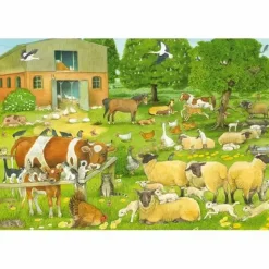 Schmidt Spiele Kinderpuzzle>Tierkinder Auf Dem Bauernhof 100 Teile