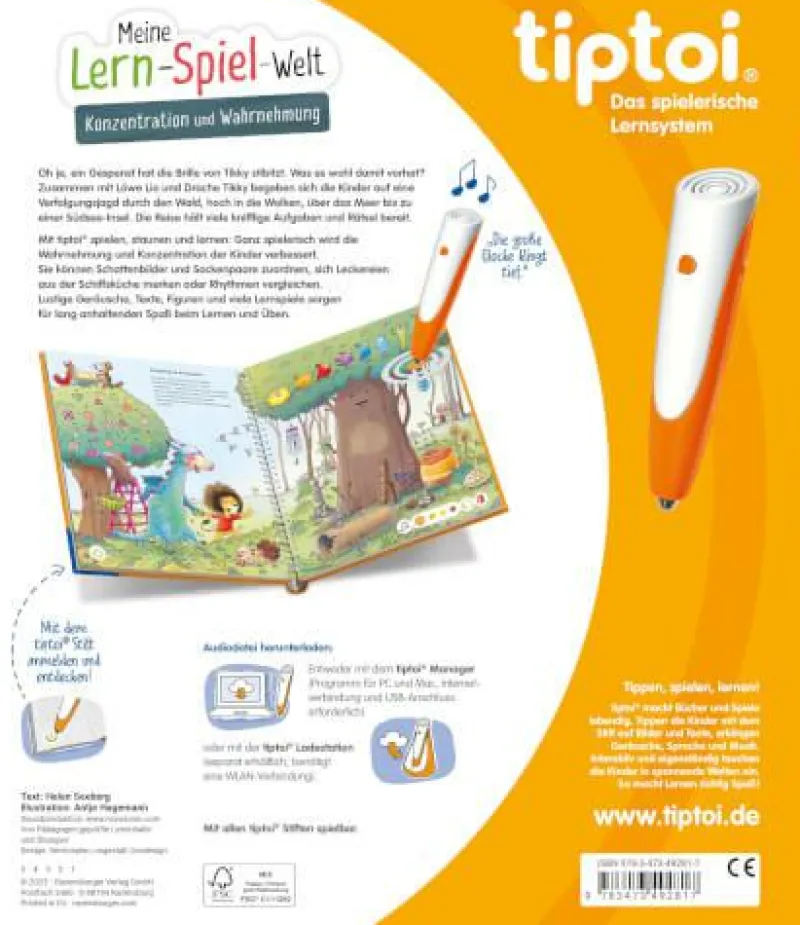 Ravensburger Interaktive Lernspiele>tiptoi®: Meine Lern-Spiel-Welt: Konzentration und