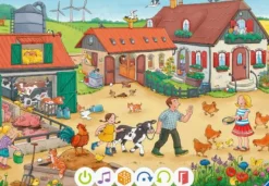 Ravensburger Interaktive Lernspiele>tiptoi® Puzzle: Bauernhof - 2x12 Teile