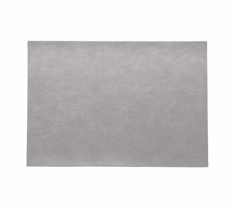 Asa Selection Tischdecken, Untersetzer Und Co>Tischset, veganes Leder aus PU, silberne Wolke 33x