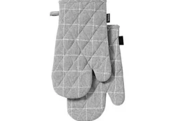 Ladelle Küchentextilien>Topfhandschuhe 2er Set "Eco Check" grau