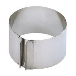 Kaiser Backzubehör>Tortenring Edelstahl mit Griffen 9cm