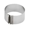 Kaiser Backzubehör>Tortenring Edelstahl mit Griffen 7cm