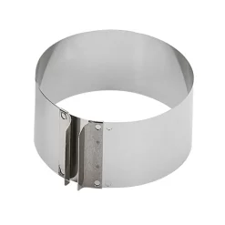Kaiser Backzubehör>Tortenring Edelstahl mit Griffen 7cm