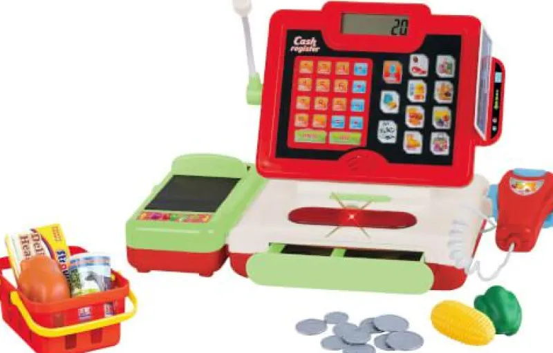 SpielMaus Kaufladen Und Spielküche>Touchscreen-Kasse mit Zubehör