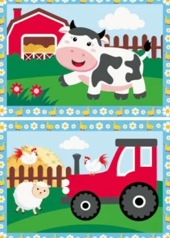 Ravensburger Malen Und Zeichnen>Tractor with scenery - Malen nach Zahlen Junior