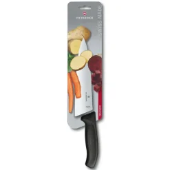 Victorinox Kochmesser>Tranchiermesser,extra breit,20cm,schwarz