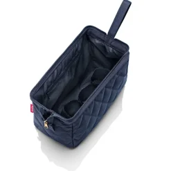 Reisenthel Kulturbeutel>Travelcosmetic rhombus midnight gold Kosmetiktasch