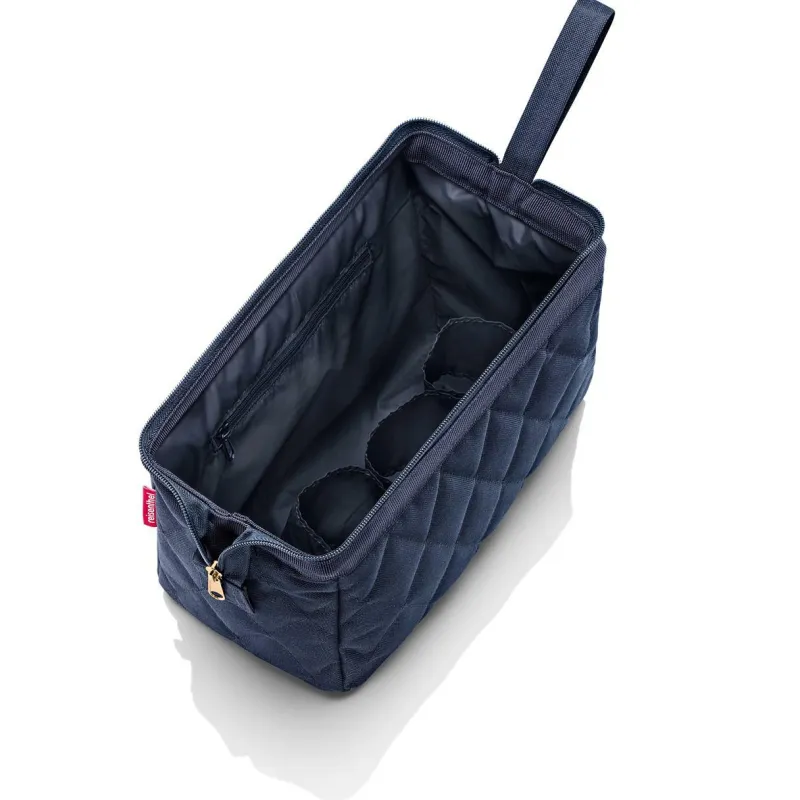 Reisenthel Kulturbeutel>Travelcosmetic rhombus midnight gold Kosmetiktasch