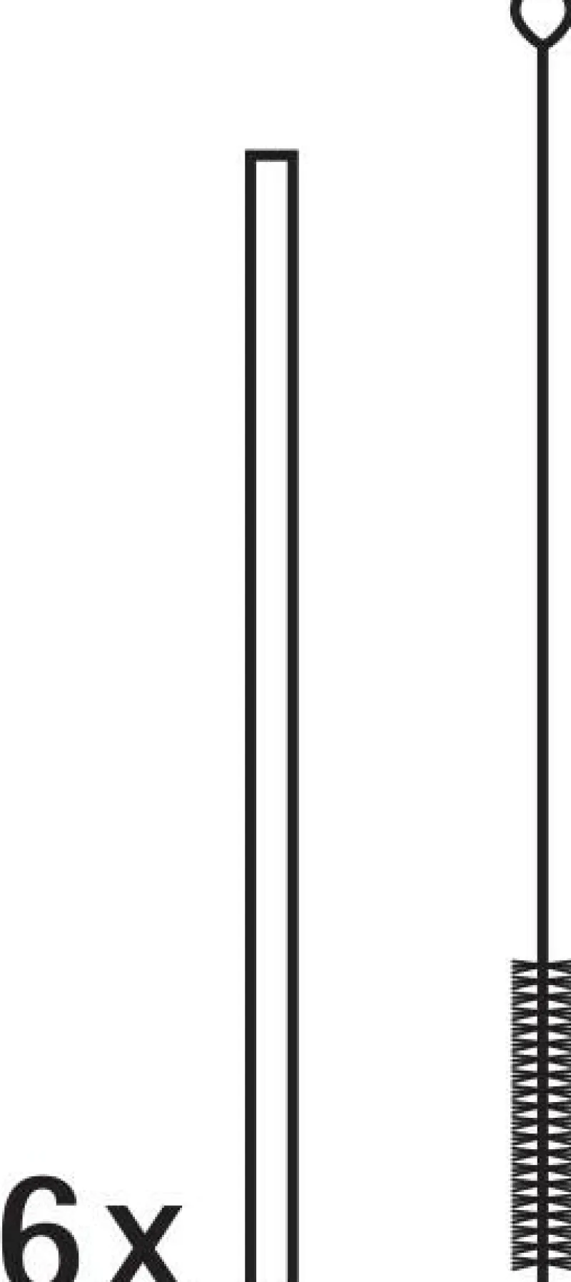 WMF GmbH Barzubehör>Trinkhalm-Set Baric Cromargan® 6-teilig mit Reinig