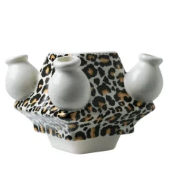 Heinen Delftware Vasen>Tulpenvase mittelstück Panther