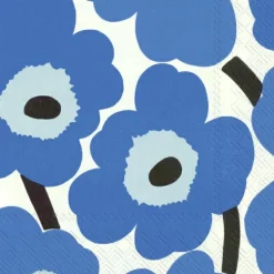 IHR Servietten Und Serviettenringe|Servietten>UNIKKO Blue Cocktail-Servietten C 552640