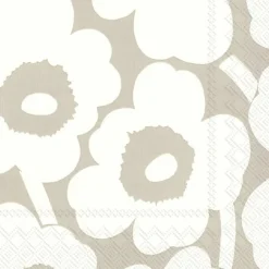 IHR Servietten Und Serviettenringe|Servietten>UNIKKO linen cream Lunch-Servietten L 552658
