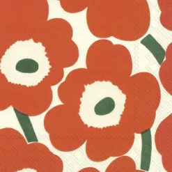 IHR Servietten Und Serviettenringe|Servietten>UNIKKO Orange Green Lunch-Servietten L 552621