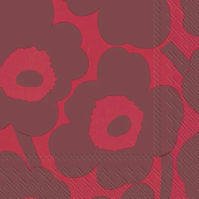 IHR Servietten Und Serviettenringe|Servietten>UNIKKO Red Red Lunch-Servietten L 552619