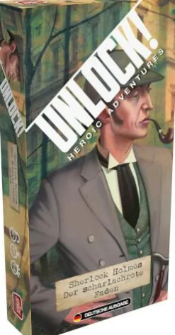 Space Cowboys Familien- Und Gesellschaftsspiele>Unlock! - Sherlock Holmes: Der scharlachrote Faden