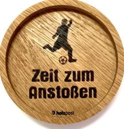Holzpost Barzubehör>Untersetzer aus EICHE Anstoßen