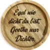 Holzpost Barzubehör>Untersetzer aus EICHE Dichter