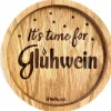 Holzpost Barzubehör>Untersetzer aus EICHE Glühwein
