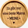 Holzpost Barzubehör>Untersetzer aus EICHE Meine Mama