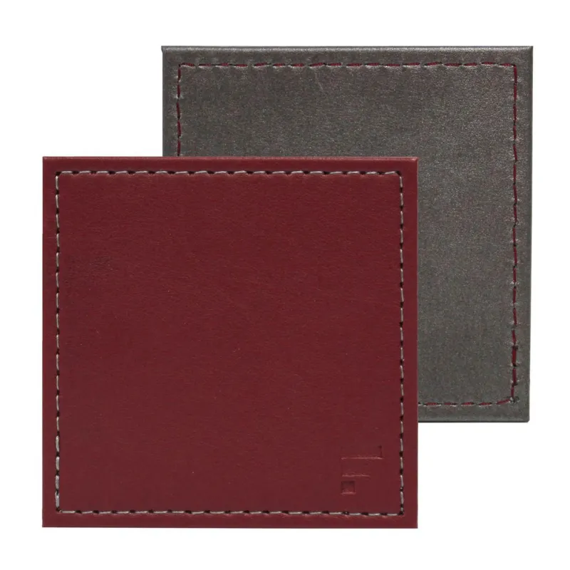 Freeform Barzubehör>Untersetzer Burgund/Anthrazit 4er Set 10x10cm