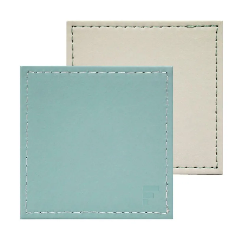 Freeform Barzubehör>Untersetzer Elfenbein/Mint 4er Set 10x10cm