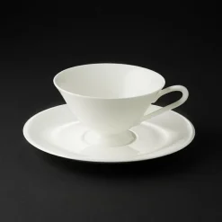 Dibbern Weiß>Untertasse 0,20 l Heritage Weiss Fine Bone China