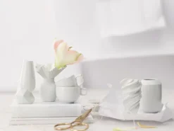 Rosenthal Vasen>Vase, 11 cm, Squall / Weiß