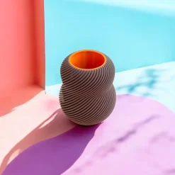 Pink Stories Vasen>Vase Bloom 100% "Chocolate"