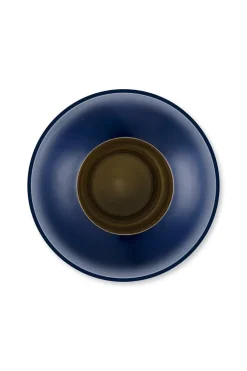 Pip Studio Vasen>Vase groß, Metall, royalblau, 31,5x42cm