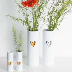 Räder Vasen>Vase „Herz", silber