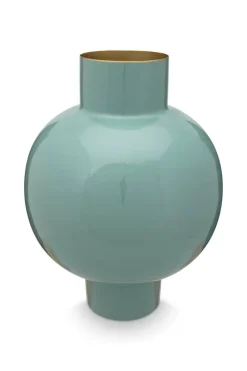 Pip Studio Vasen>Vase Metall groß, hellgrün, 31,5x42cm
