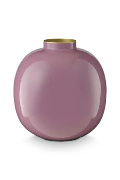 Pip Studio Vasen>Vase, Metall, lila, 23cm