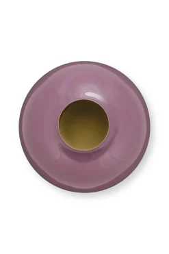 Pip Studio Vasen>Vase, Metall, lila, 23cm