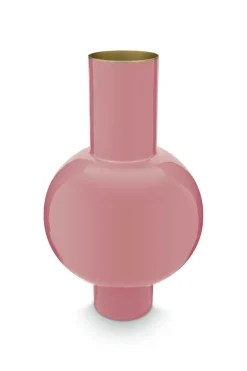 Pip Studio Vasen>Vase Metall medium pink, 24x40 cm