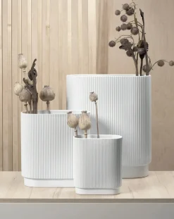 Asa Selection Vasen>Vase, weiß 34,5x16x40 cm