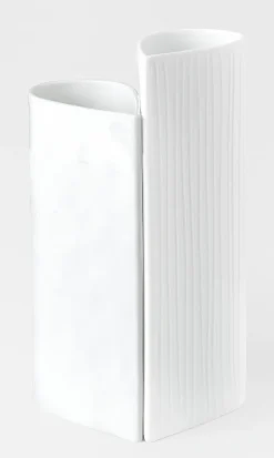 Räder Vasen>Vasen Set Plissiert 9,8x6x18 & 21cm