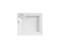 Meissener Porzellan Schalen>Vide-Poche 21x18 cm Butterfly Collection Weiss