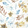 IHR Servietten Und Serviettenringe|Servietten>WARM WINTER LEAVES white Lunch-Servietten L 919490