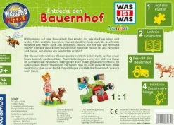 Kosmos Kinderpuzzle>WAS IST WAS Junior: Entdecke den Bauernhof - Wisse
