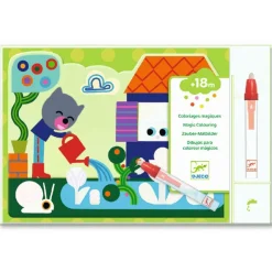 Djeco Malen Und Zeichnen>Wassermalen: Im Garten versteckt